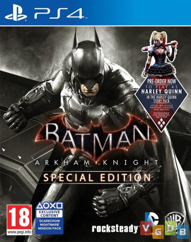 PS3 BATMAN ARKHAM KNIGHT SPECIAL EDITION STEELBOOK - USADO