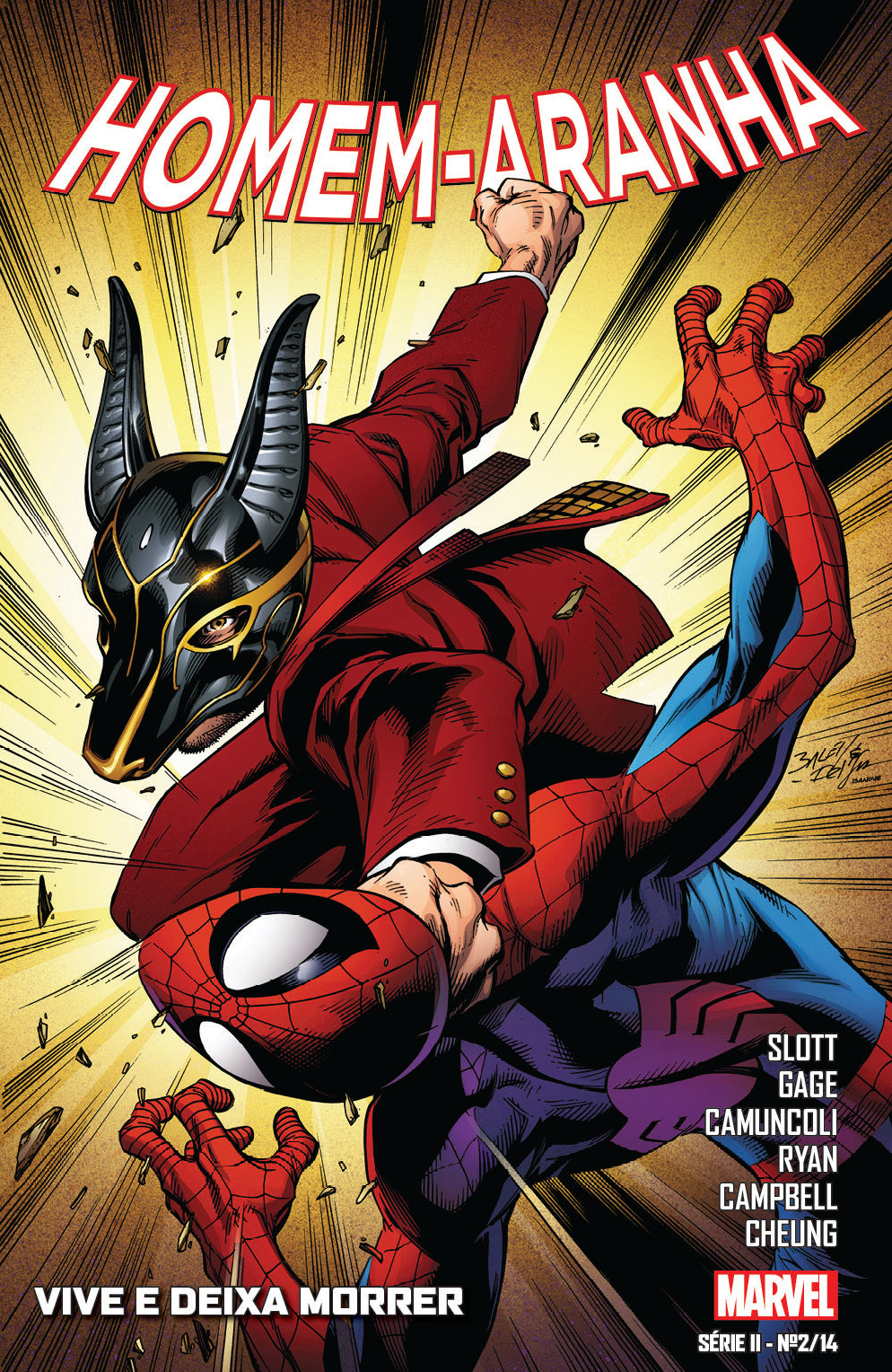 LIVRO BD MARVEL Homem-Aranha Vol.2 Série II – Vive e deixa morrer - NOVO