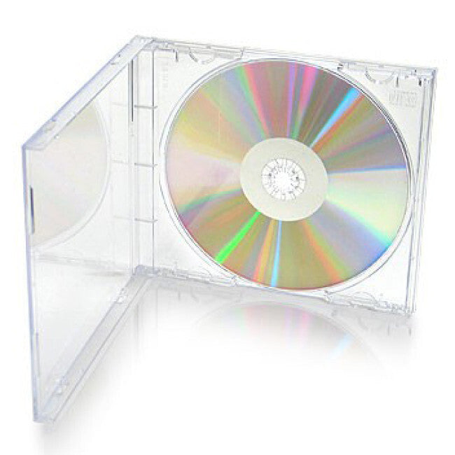 Caixa CD/DVD Jewelcase transparente 10.1mm