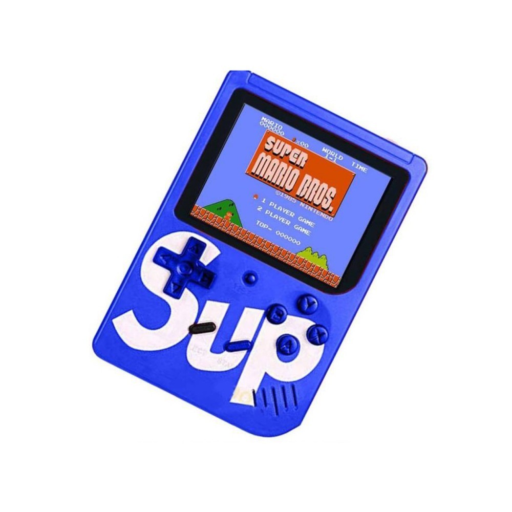 CONSOLA RETRO portable SUP COM 500 JOGOS AZUL - NOVO