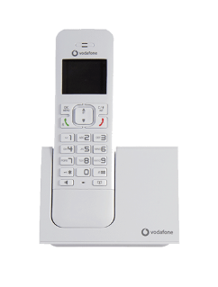 Telefone fixo sem fios Vodafone Dect White