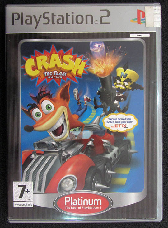 PS2 CRASH: TAG TEAM RACING PLATINUM - USADO