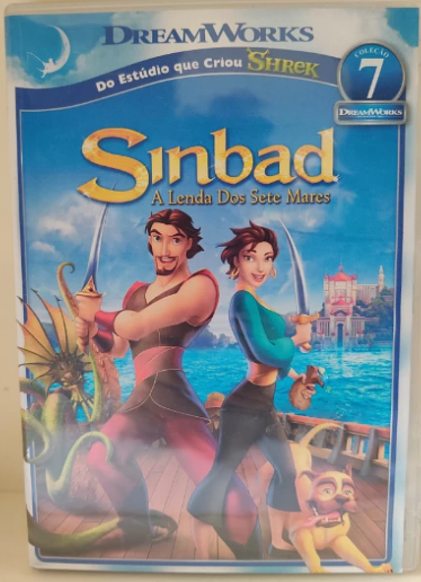 DVD Dreamworks Sinbad a lenda dos 7 mares - USADO