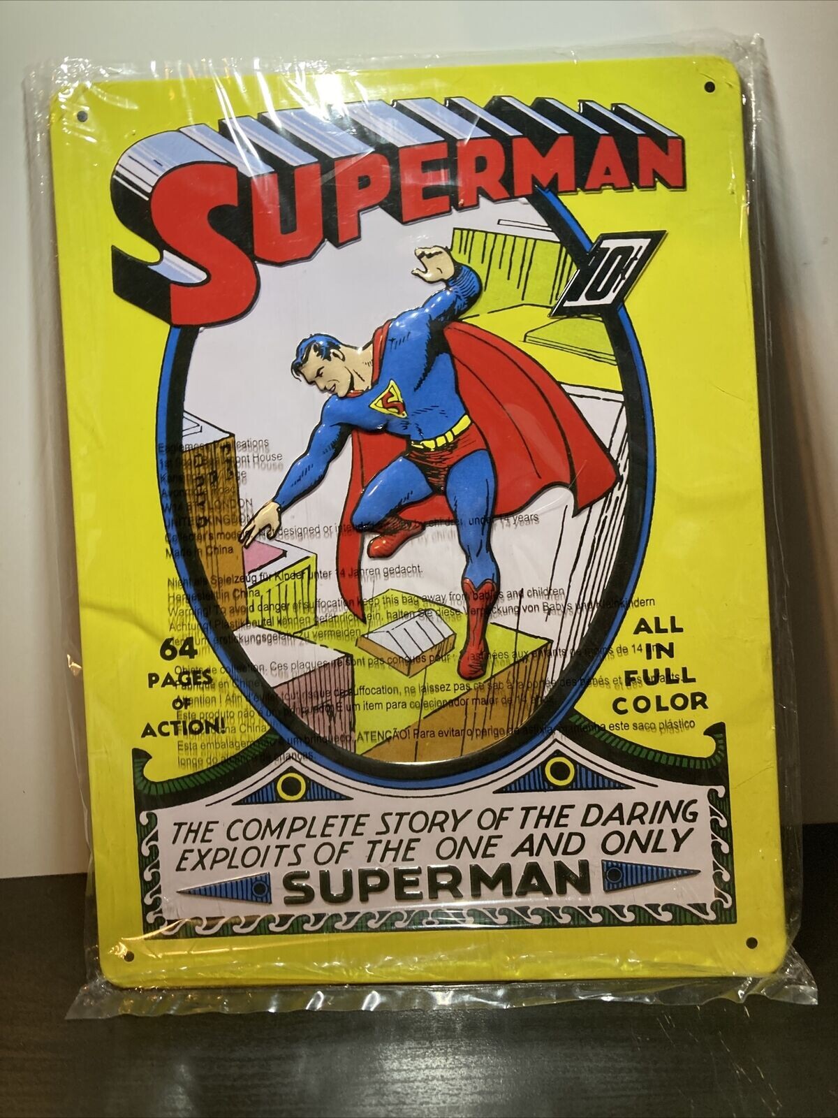 Eaglemoss Superman Tin Plate