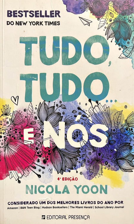 LIVRO Tudo, Tudo... e Nós de Nicola Yoon - USADO