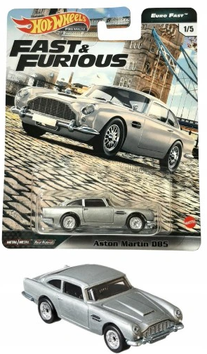 HOT WHEELS PREMIUM 2020 FAST & FURIOUS EURO FAST 1/5 ASTON MARTIN DB5