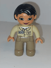 Figura Lego Duplo ZOO Keeper 649j9 - USADO