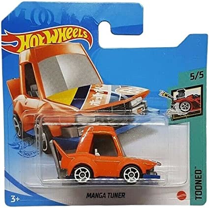 Hot Wheels 2021 Manga Tuner *84/250 HW Tooned *5/5 GTC81 Orange