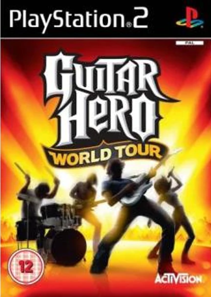 PS2 GUITAR HERO WORLD TOUR - USADO