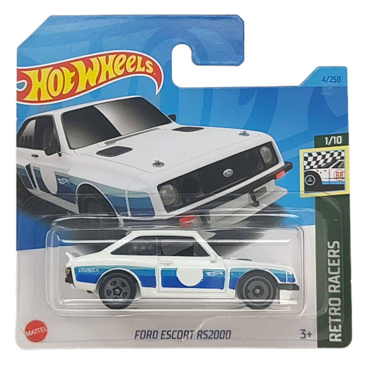Hot Wheels 2023 Ford Escort RS2000 *4/250 HW Retro Racers *1/10 HKG25