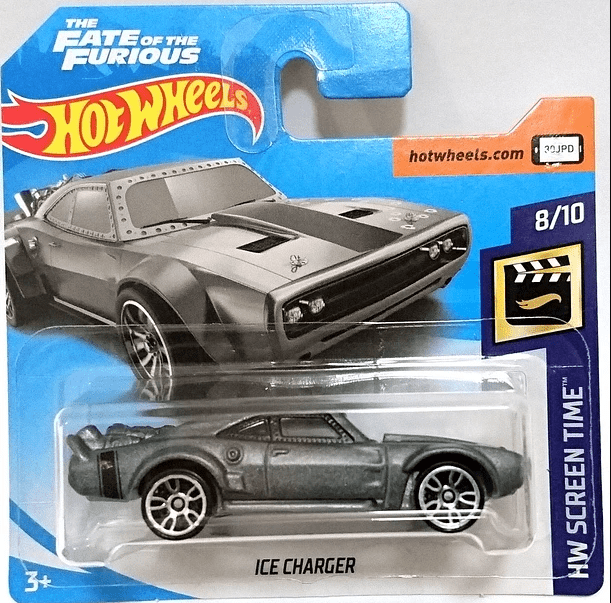 Hot Wheels FJW40 2018 Screen Time 8/10 Fate of the Furious Ice Charger FJW40