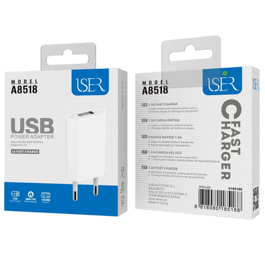 BASE DE CARGA USB ISER A8518 1A