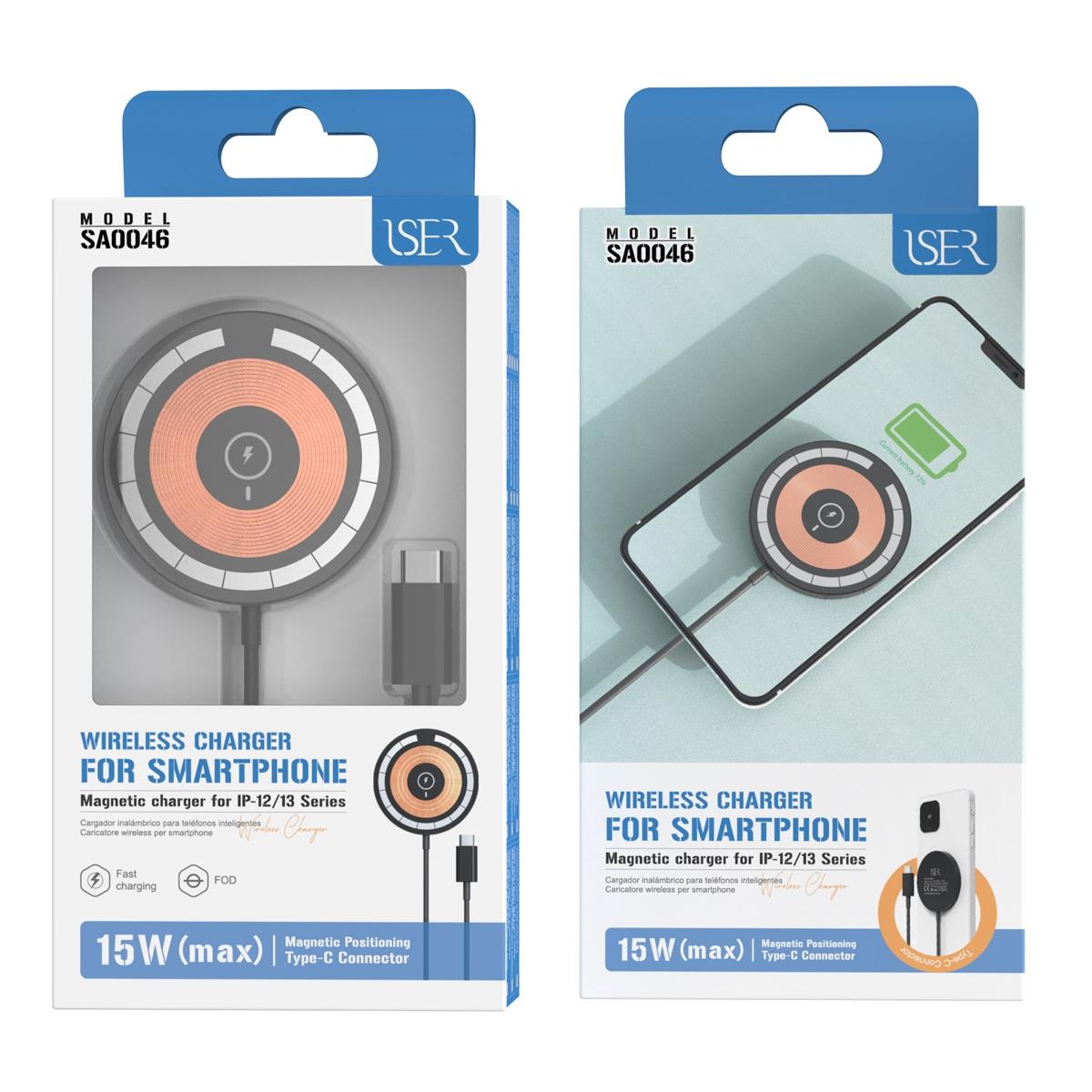 Carregador Magnético sem fio Type-C 20W MagSafe iser SA0046