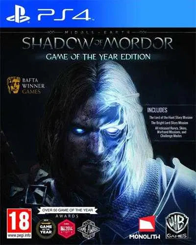 PS4 Middle-Earth: Shadow Of War Game of the Year Edition - Terra-Media Sombras da Guerra - USADO