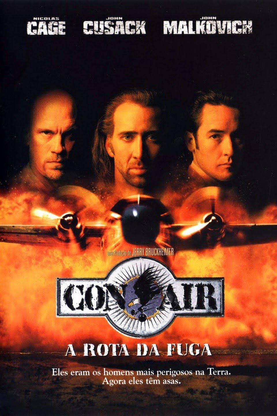 DVD Con Air - Fortaleza Voadora Polonês - USADO