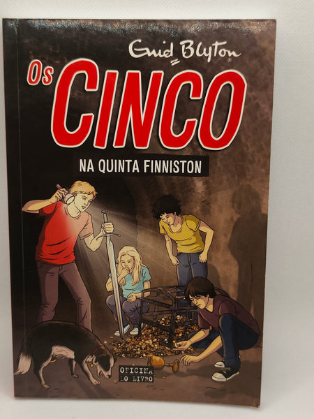 LIVRO Os Cinco na Quinta Finniston Volume 18 de Enid Blyton - USADO