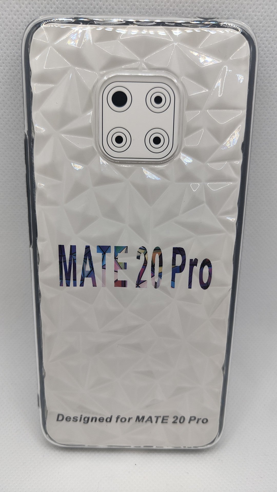 Capa Huawei Mate 20 Pro Transparente Efeito Diamante