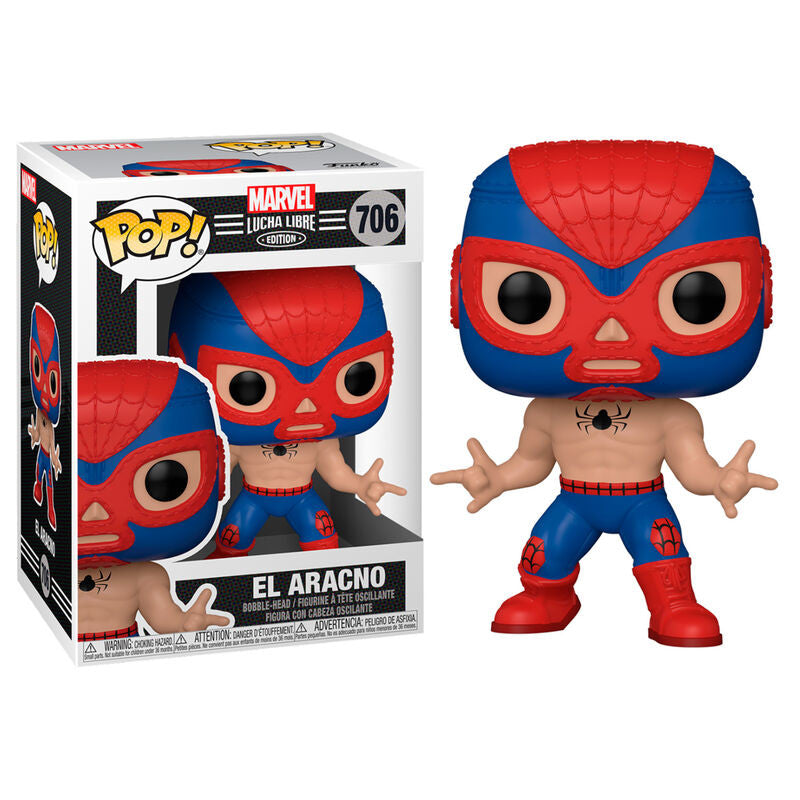POP figure Marvel Luchadores Spiderman El Aracno