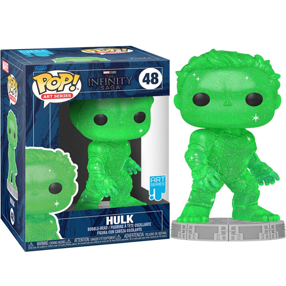 POP figure Marvel Infinity #48 Saga Hulk Green Acrylic Box