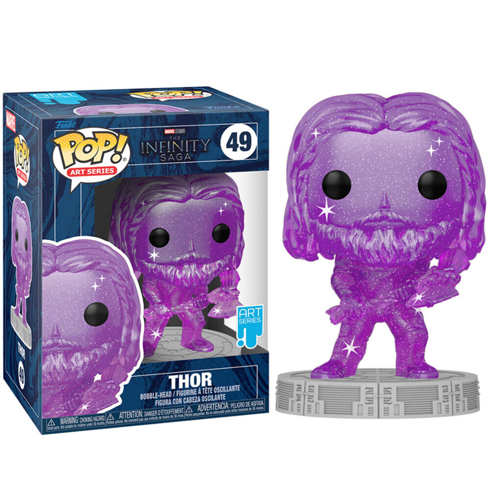 POP figure Marvel Infinity Saga #49 Thor Purple Acrylic Box