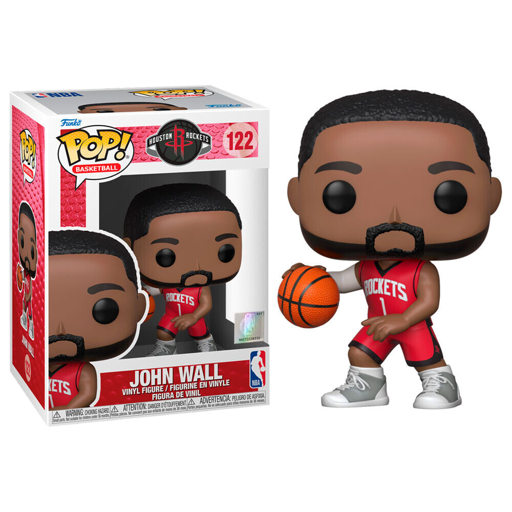 POP figure NBA Celtics Rockets JohnWall Red Jersey