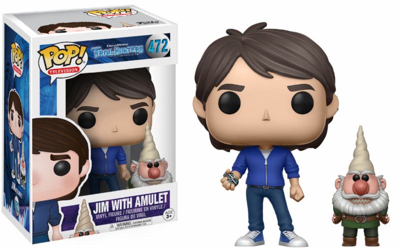 Funko Pop Television Series Funko Trollhunters #472 Jim With Amulet Vinyl Figure