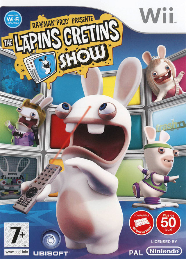 WII RAYMAN PROD PRESENTE THE LAPINS CRETINS SHOW- USADO