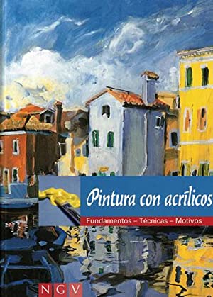 LIVRO Pintura con acrílicos. Fundamentos. Técnicas. Motivos - USADO