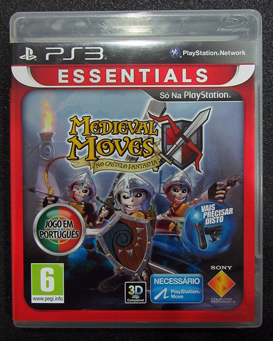 PS3 MEDIEVAL MOVES: NO CASTELO FANTASMA ESSENTIALS MOVE NECESSARIO - USADO