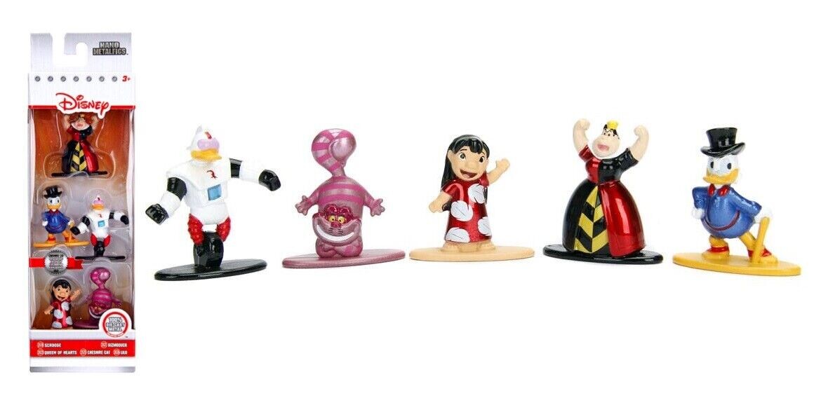 Disney Nano Metalfigs 5 Pack Miniature Die-Cast Figures Collectable