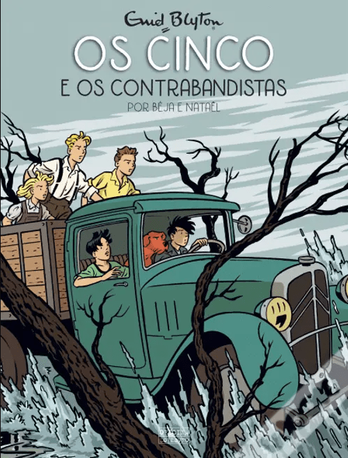 Os Cinco e os Contrabandistas Banda Desenhada N.º 4 de Enid Blyton