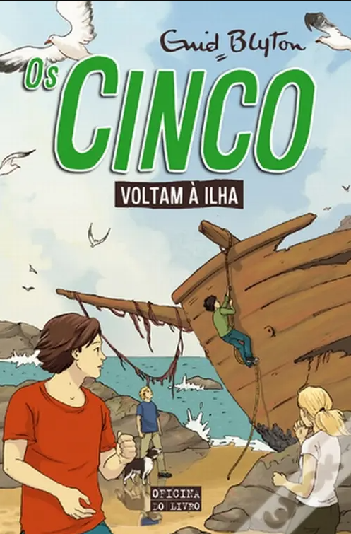 Os Cinco Voltam à Ilha Volume 3 de Enid Blyton - USADO