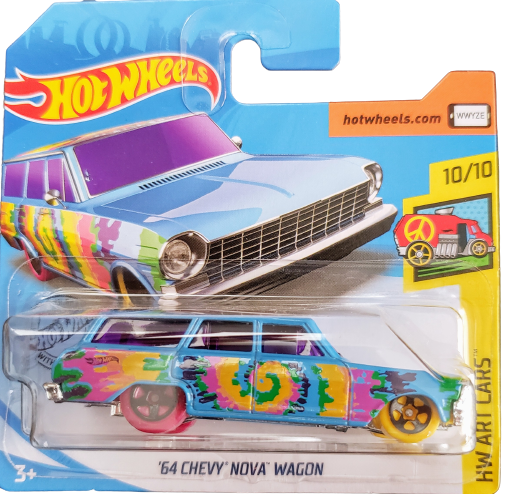 2019 hot wheels ´64 Chevy Nova Wagon HW Art Cars 10/10 188/250 FYC28