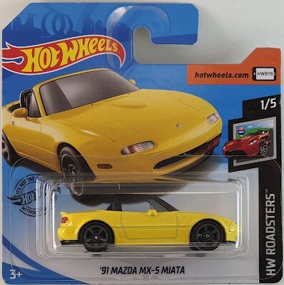 Hot Wheels - 2020 ´91 MAZDA MX-5 MIATA HW ROADSTERS GHC71