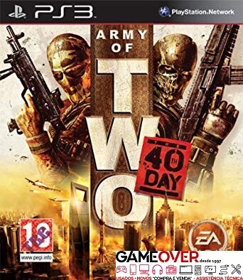 PS3 ARMY OF TWO 40 DAY - USADO