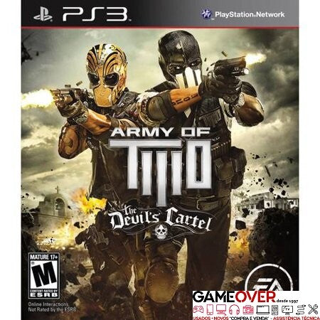 PS3 ARMY OF TWO THE DEVILS CARTEL - USADO