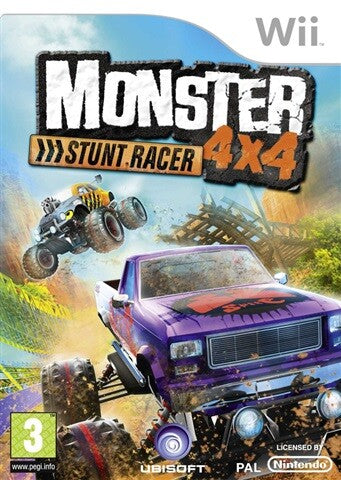 WII Monster 4x4 Stunt Racer - USADO