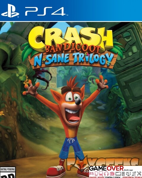 PS4 Crash Bandicoot N. Sane Trilogy *NOVO*