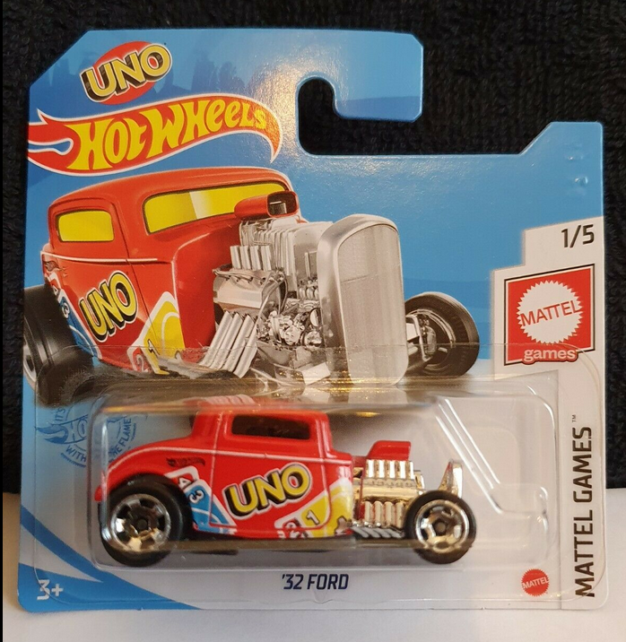 Hot Wheels 2021 UNO ´32 Ford *27/250 HW HOT WHEELS Games *1/5 GRY68 Short