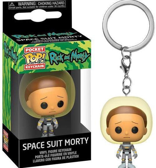 Funko POP! Keychain Rick & Morty - Morty w/Space Suit Vinyl Figure