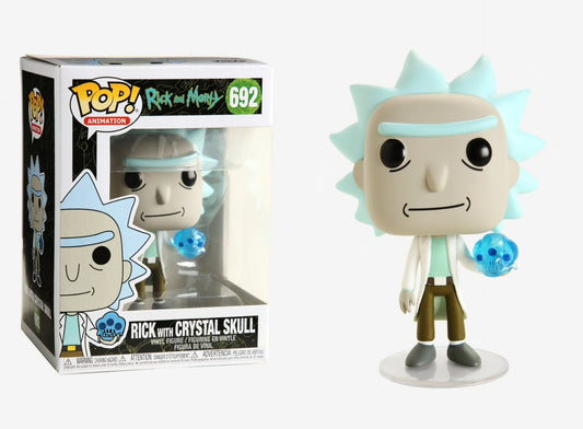 Funko Pop! Cartoons: Rick and Morty - Rick with Crystal Skull