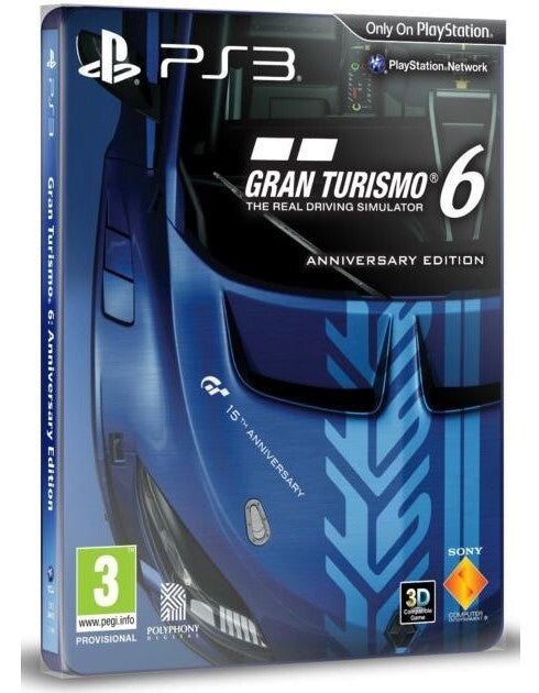 PS3 GRAN TURISMO 6 Anniversary Edition - USADO