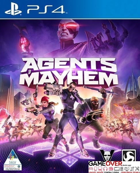 PS4 AGENTS OF MAYHEM - USADO