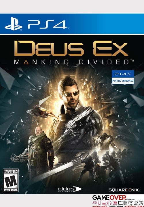 PS4 DEUS EX MANKIND DIVIDED - USADO