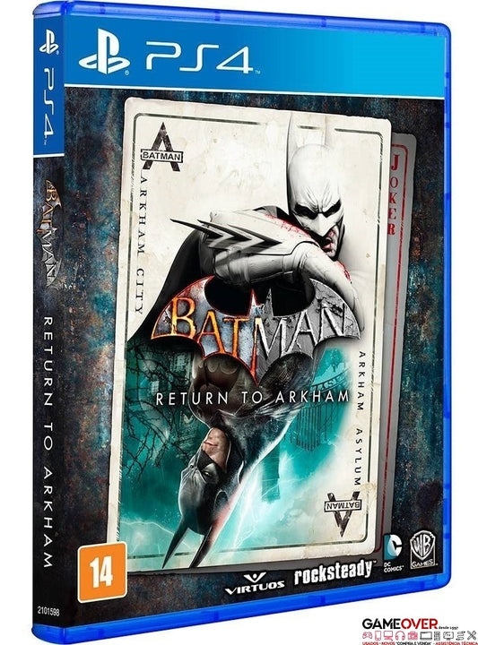 PS4 Batman: Return to Arkham INCLUI 2 JOGOS - USADO