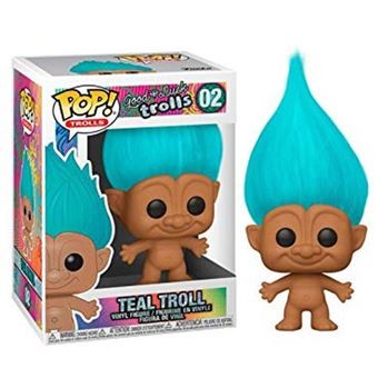 Funko POP! Trolls: Good Luck Trolls - Teal Troll Doll #02