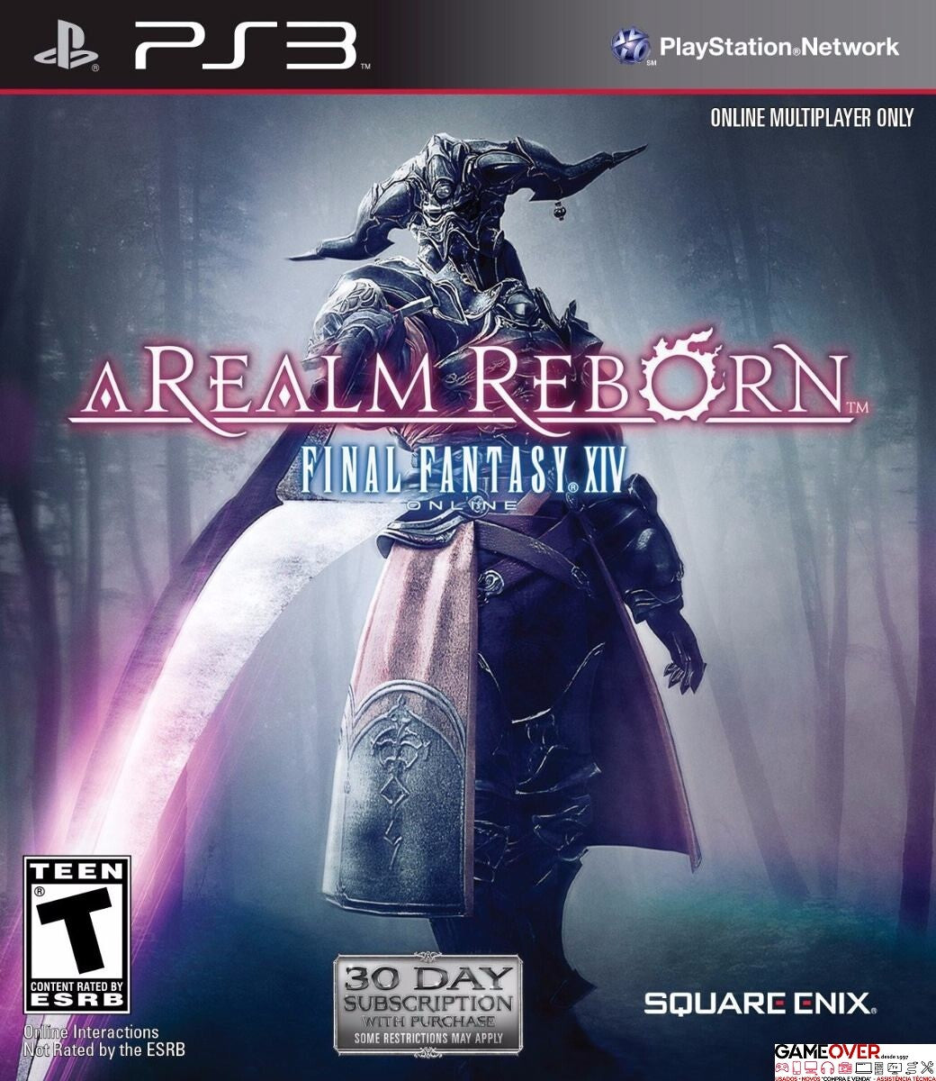 PS3 A REALM REBORN FINAL FANTASY XIV - USADO
