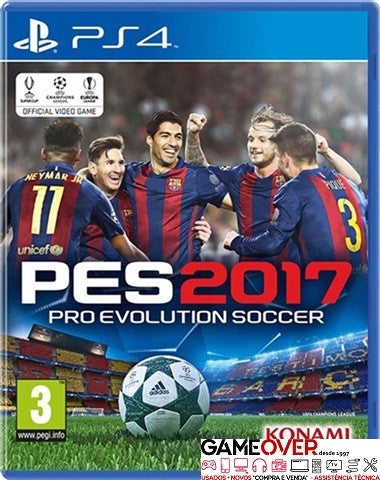 PS4 PRO EVOLUTION 2017 - USADO