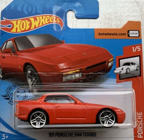 2020 Hot Wheels 89 Porsche 944 Turbo Short Card HW Porsche 47 250 GHB54