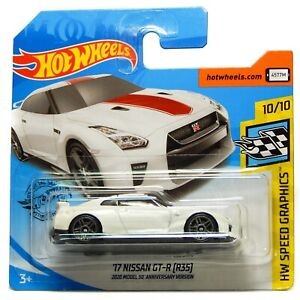 Hot Wheels GHC83 2020 HW Speed Graphics 10/10 Nissan GT-R R35 50TH Anniversary Version